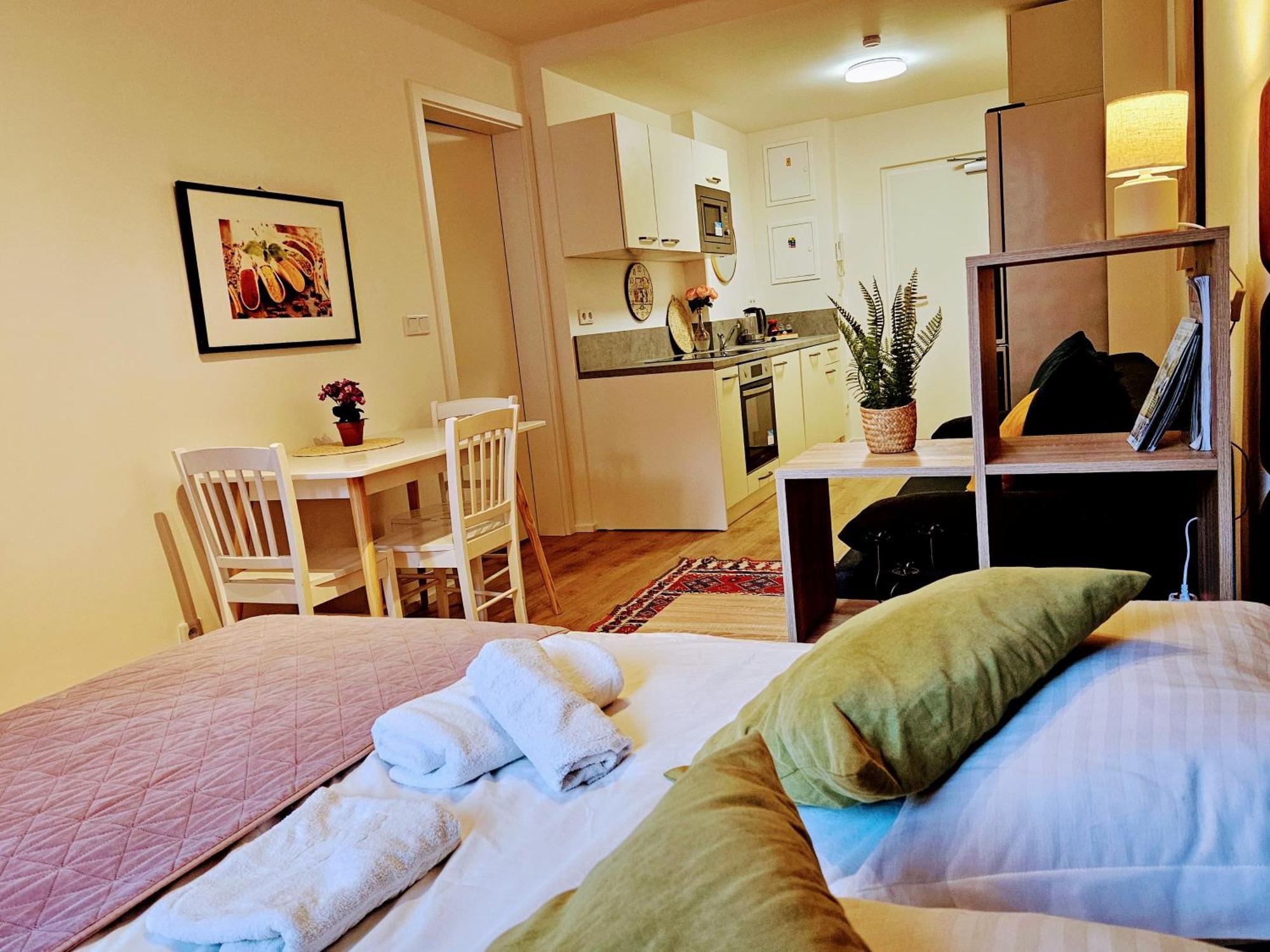 Live-inn Hotel-style 5 Apartments, 20 Mins To Centre, Gym, Reception, Free Parking, Lift, Roof Terrace & Game Prague